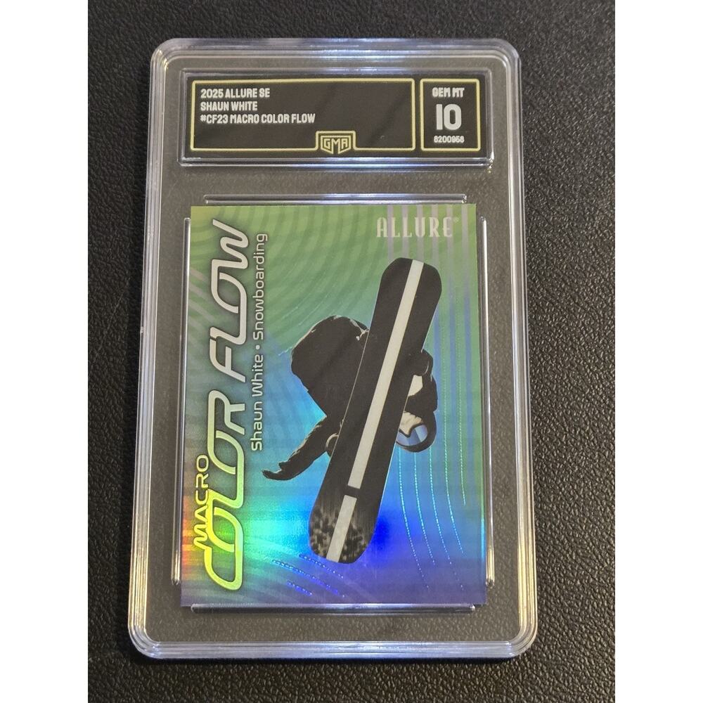 2025 Upper Deck Allure SE #CF2-3 Shaun White Macro Color Flow GMA 10